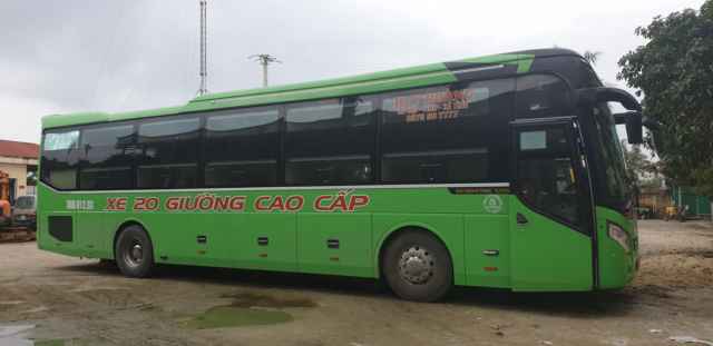 Chiếc xe khách vi phạm