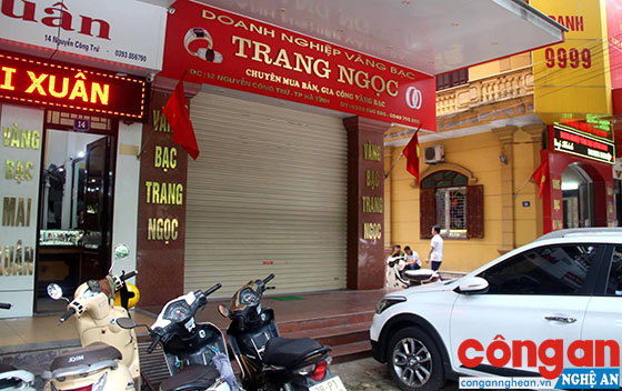 Tiệm vàng Trang Ngọc, một trong những địa điểm đột nhập của “siêu trộm”