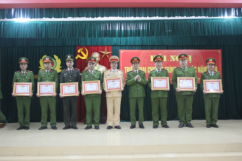 Công an huyện Hưng Nguyên: Triển khai chương trình công tác năm 2019