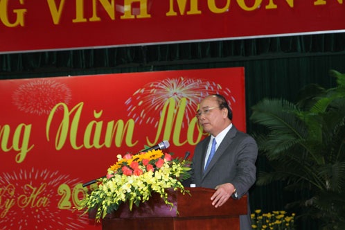 Thủ tướng chúc Tết lãnh đạo, nguyên lãnh đạo khu vực miền Trung