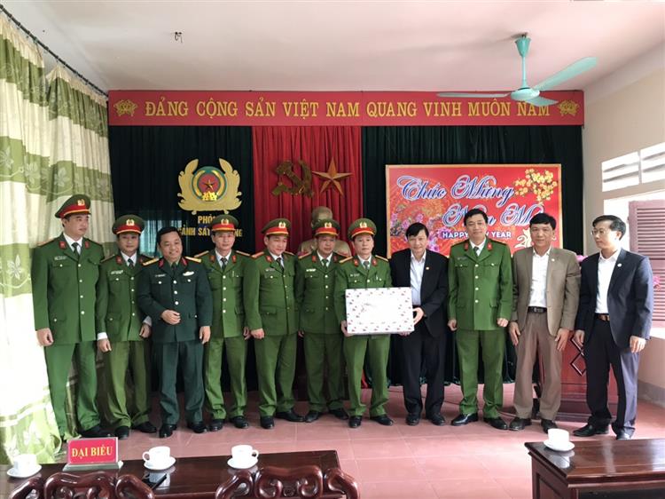 Lãnh đạo tỉnh Nghệ An: Thăm, chúc Tết cán bộ chiến sỹ Công an tỉnh