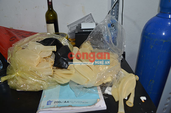 170 quả bóng cao su (chưa qua sử dụng)  tại nhà kho quán Bar