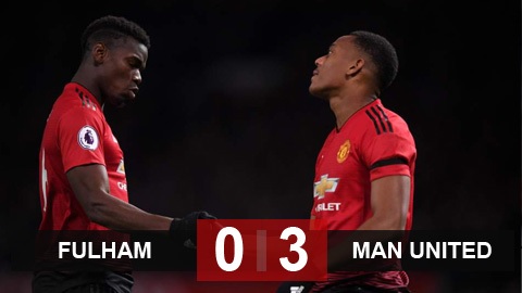 Fulham 0-3 M.U: Top 4 như mơ