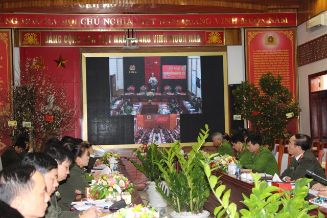 Bộ Công an giao ban trực tuyến đầu Xuân Kỷ Hợi năm 2019