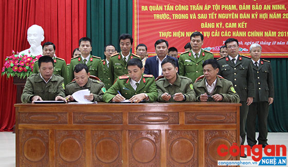 Dấu ấn Công an huyện Yên Thành năm 2018