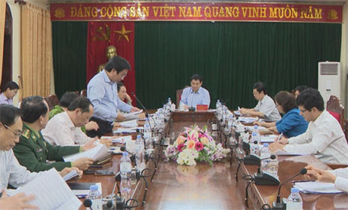 Làm việc với các sở, ban, ngành sau dịp Tết Nguyên đán Kỷ Hợi