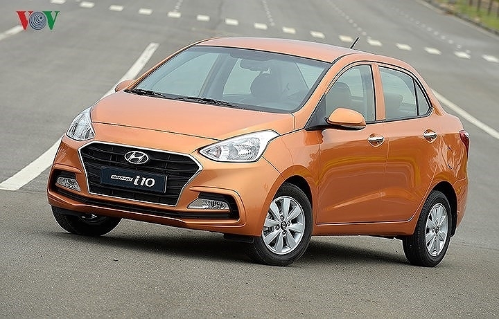6. Hyundai i10: Mẫu xe tiếp theo của Hyundai Thành Công là Hyundai i10. Trong tháng 1/2019, có tổng cộng 1.680 chiếc được bán ra.    