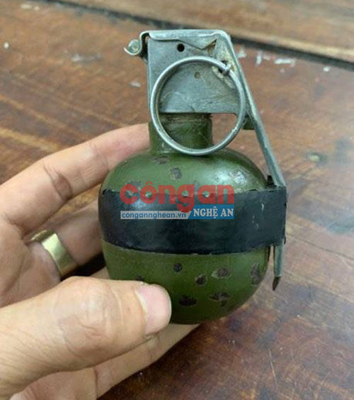 Quả lựu đạn mà La Văn Tao thường xuyên mang theo người