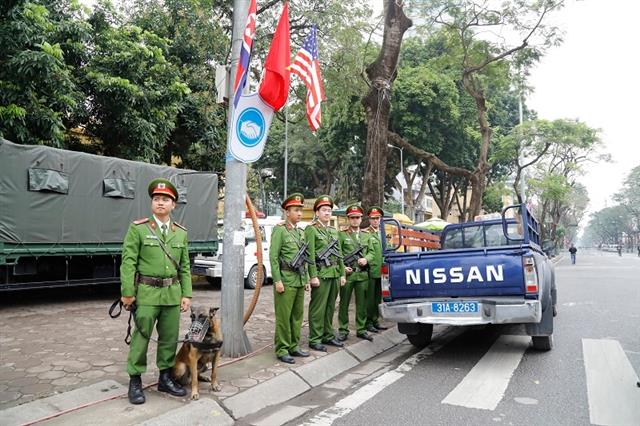 Lực lượng Công an đã đảm bảo an ninh, an toàn tuyệt đối cho Hội nghị Thượng đỉnh Mỹ - Triều Tiên lần thứ hai.