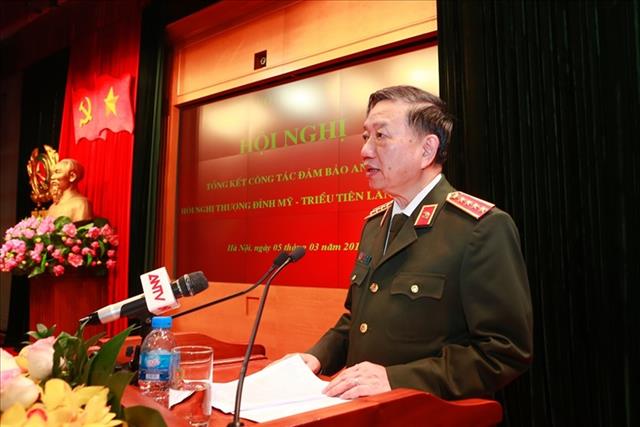 Bộ trưởng Tô Lâm phát biểu tại Hội nghị.