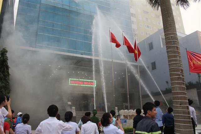 Thực tập phương án chữa cháy tại bệnh viện