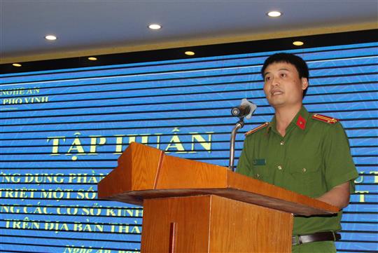 Tập huấn triển khai ứng dụng phần mềm hỗ trợ quản lý lưu trú cho các khách sạn, nhà nghỉ trên địa bàn