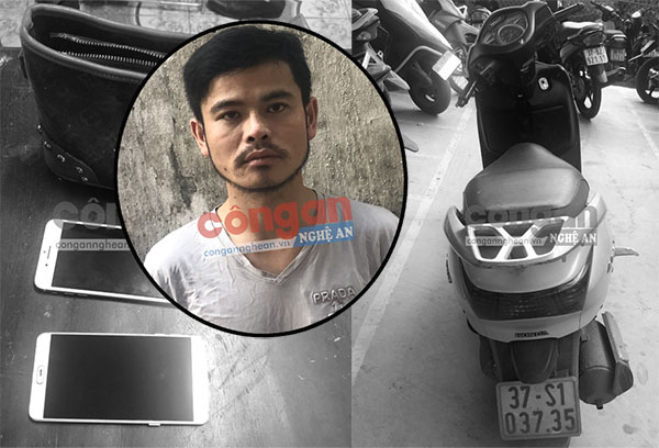 Kẻ gây ra hàng loạt vụ cướp giật túi xách của phụ nữ sa lưới
