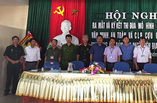 Ra mắt mô hình tổ tự quản và CLB Cựu chiến binh đảm bảo ANTT