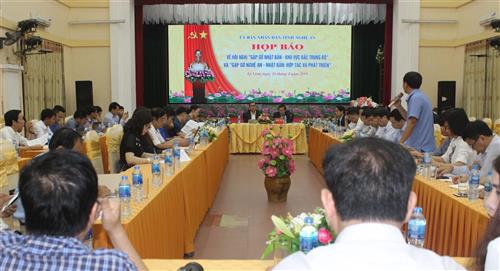 Họp báo về Hội nghị 'Gặp gỡ Nhật Bản – khu vực Bắc Trung Bộ' và 'Gặp gỡ Nghệ An – Nhật Bản: Hợp tác và phát triển'