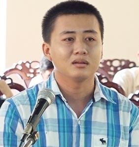 Bị cáo Thanh tại tòa.