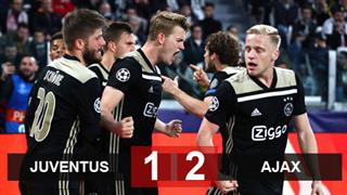 Juventus vẫn bị Ajax loại dù Ronaldo chơi hay