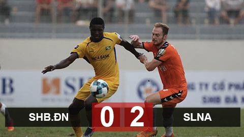 SHB.ĐN 0-2 SLNA: Hiệp 2 ấn tượng