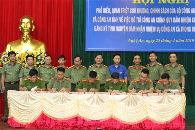 Hơn 120 đoàn viên thanh niên đăng ký đảm nhận chức danh Công an xã