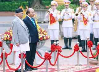 Thủ tướng chủ trì lễ đón Thủ tướng Nepal - Khadga Prasad Sharma Oli