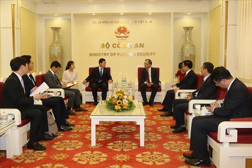 Thúc đẩy quan hệ hợp tác giữa Bộ Công an với Cơ quan Cảnh sát Quốc gia Hàn Quốc