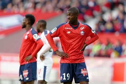 Nicolas Pepe là mục tiêu chuyển nhượng hàng đầu của MU ở Hè 2019 (Ảnh: Getty).