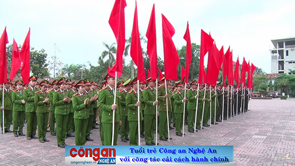 Tuổi trẻ Công an Nghệ An với công tác cải cách hành chính