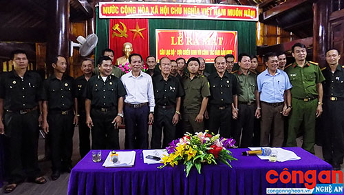 Ra mắt Câu lạc bộ Cựu chiến binh với công tác đảm bảo an ninh trật tự