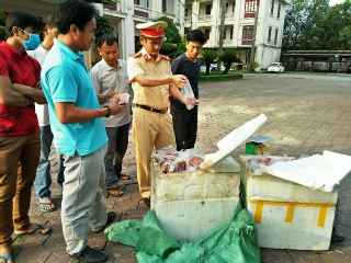 Hà Tĩnh: Phát hiện hơn 200kg thịt lợn không rõ nguồn gốc