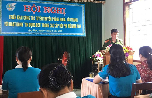 Tuyên truyền phổ biến pháp luật cho cán bộ cốt cán Hội Liên hiệp phụ nữ huyện