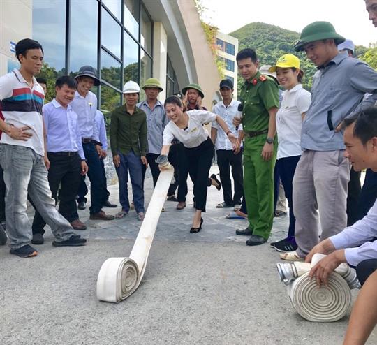 Tập huấn nghiệp vụ PCCC tại Công ty CP tập đoàn Mường Thanh