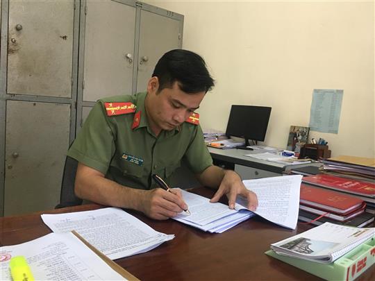 Người đội trưởng gương mẫu, tận tuỵ trong công việc