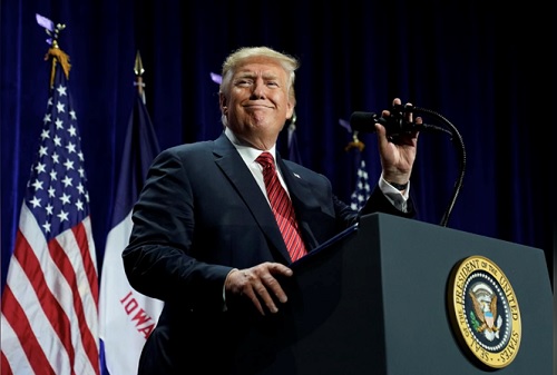 Tổng thống Mỹ Donald Trump (Ảnh: Reuters)