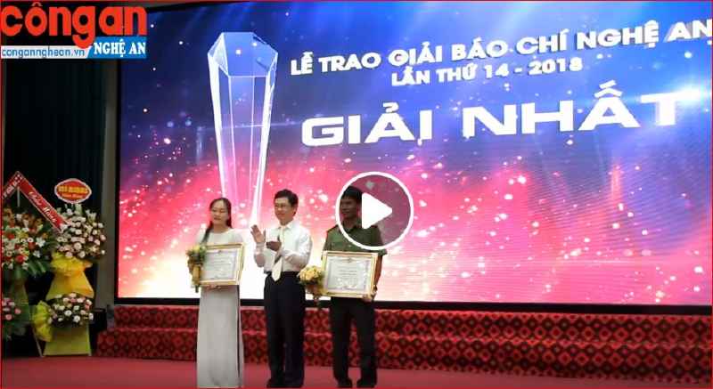 Báo Công an Nghệ An đạt Giải Nhất giải Báo chí tỉnh Nghệ An
