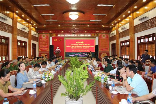 Công an Nghệ An gặp mặt các cơ quan báo chí nhân Ngày Báo chí cách mạng Việt Nam
