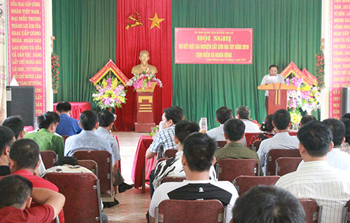Sơ kết đợt cai nghiện ma túy năm 2019 cụm điểm xã Nghĩa Dũng