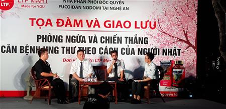 Tọa đàm và giao lưu phòng ngừa và chiến thắng căn bệnh ung thư theo cách của người Nhật