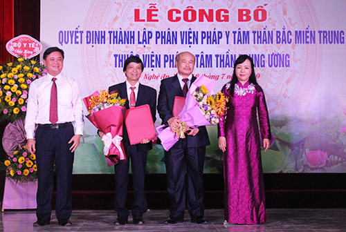 Công bố quyết định thành lập Phân viện Pháp y Tâm thần Bắc miền Trung