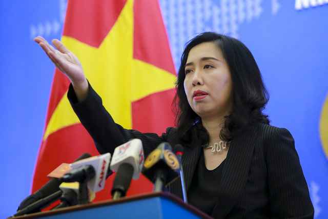 Phát biểu của Người Phát ngôn Bộ Ngoại giao Lê Thị Thu Hằng liên quan đến diễn biến gần đây ở Biển Đông