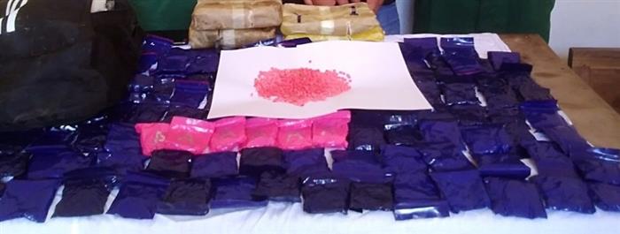 Bắt đối tượng người Lào vận chuyển 24.000 viên ma túy tổng hợp
