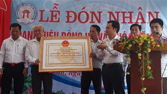 Nâng cao chất lượng phong trào 'Toàn dân đoàn kết xây dựng đời sống văn hóa'