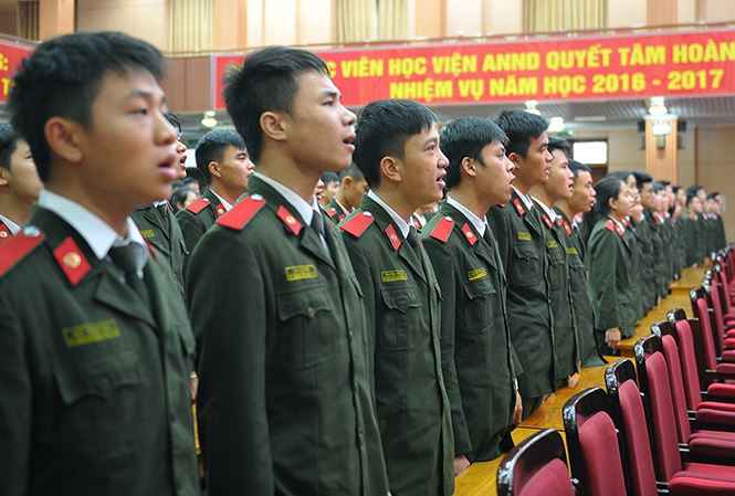 Học viện ANND công bố điểm sàn nhận hồ sơ xét tuyển năm 2019