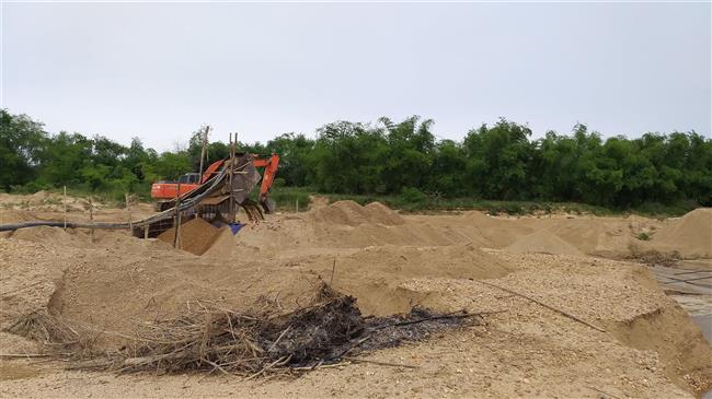 Nhiều vi phạm trong hoạt động  khai thác cát, sỏi