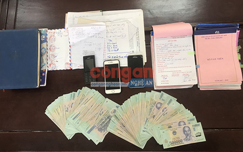 Các tang vật bị thu giữ trong Chuyên án 719H