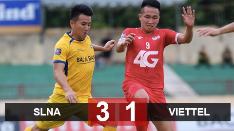 SLNA 3-1 Viettel: Chủ nhà thắng dễ