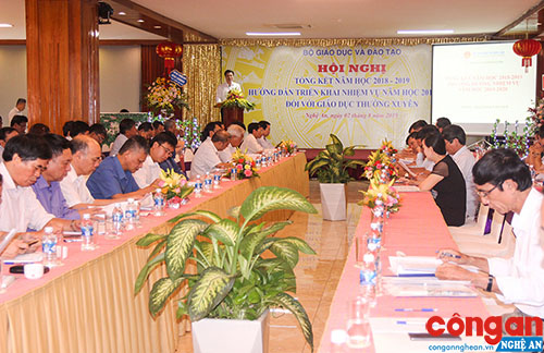 Tổng kết năm học 2018 - 2019, hướng dẫn triển khai nhiệm vụ năm học 2019 - 2020 đối với giáo dục thường xuyên