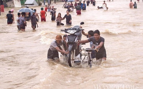 Lũ lụt tại Myanmar: 59 người thiệt mạng do lở đất