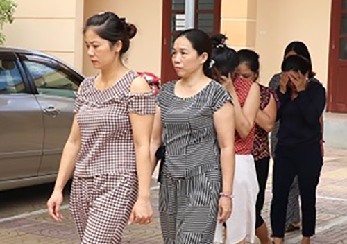 Các đối tượng bị Cơ quan CSĐT khởi tố