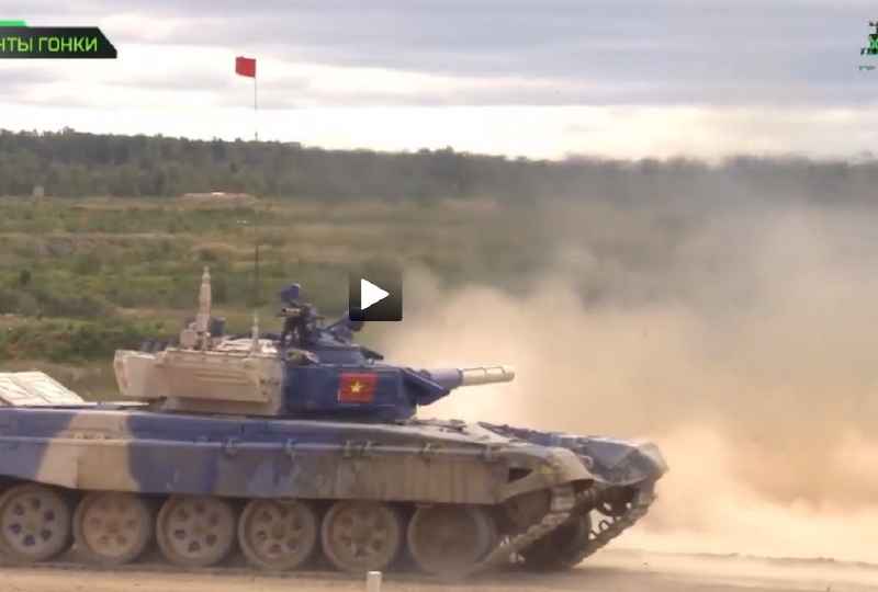 Việt Nam về nhì trong trận chung kết Tank Biathlon 2019