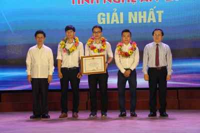 Trao giải cuộc thi 'Khởi nghiệp đổi mới sáng tạo' tỉnh Nghệ An năm 2019